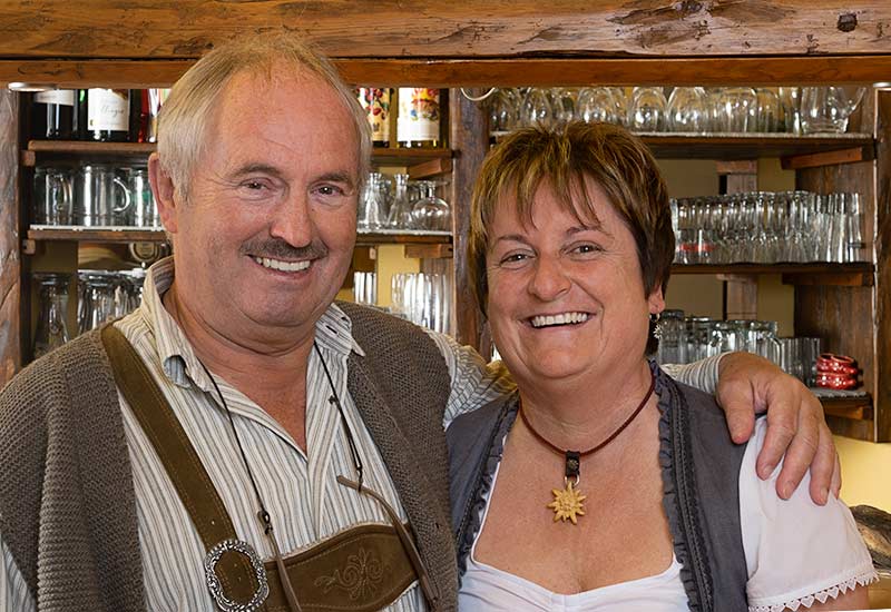 Elisabeth und Bruno Graßl, Ihre Gastgeber im Hotel-Pension Alpenstern am Königssee