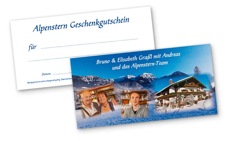 Alpenstern Geschenkgutschein Teaser, Features Image